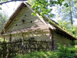 Latvian timber house